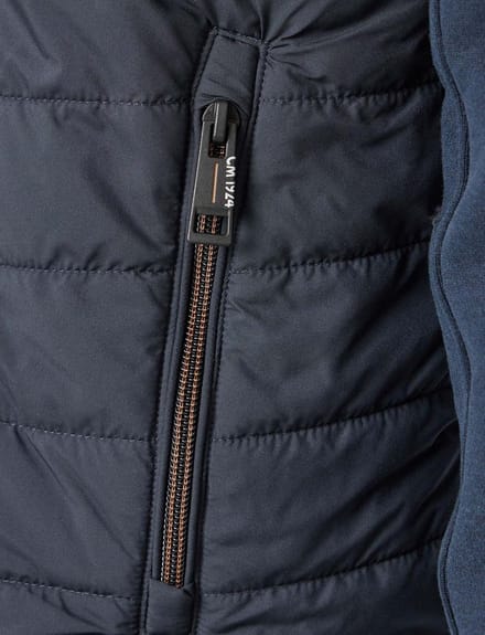 CASA MODA comfort fit sweatvest - donkerblauw