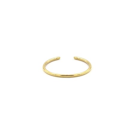Mint15 Verstelbare ring smal 'Tiny stacking ring' - Goudkleur RVS/Stainless Steel