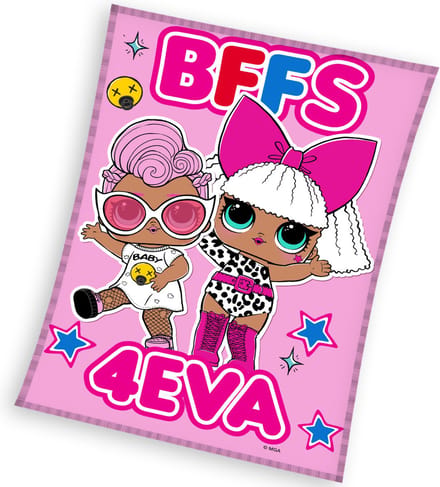 LOL Surprise! Fleecedeken BFFS 4EVA - 110 x 140 cm - Polyester