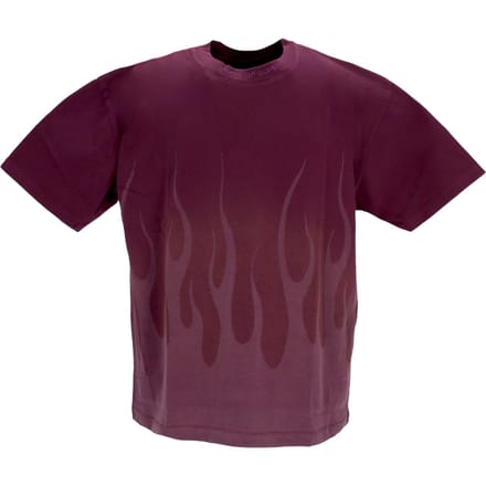 Corrosive Flames Tee Grape Wine heren-T-shirt