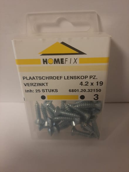 Homefix Plaatschroef Lenskop PZ