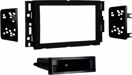 2-DIN Paneel geschikt voor GMC/Suzuki/Chevrolet/Hummer - Kleur: Zwart (METRA)