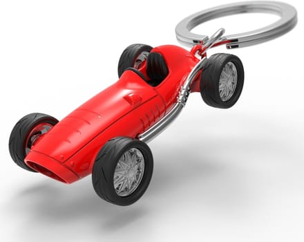 Metalmorphose - Sleutelhanger Red Retro Racer