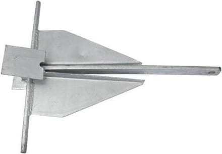 Danforth anker - gegalvaniseerd - 3 kg