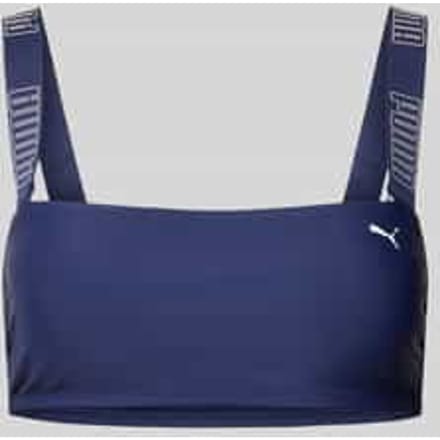 Bikinitop in bustiermodel met logoprint