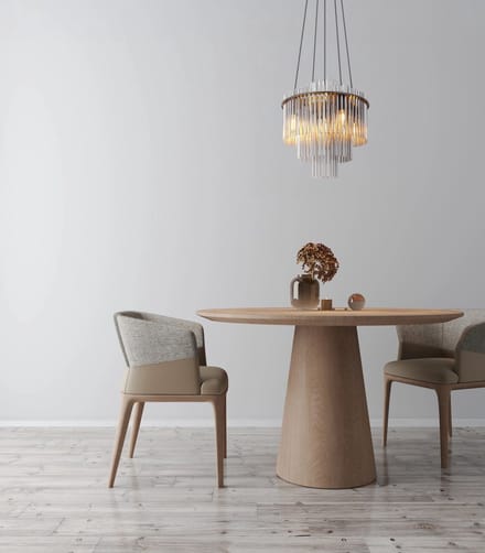Hanglamp - zwart - GORLEY - glas - Ø 40cm - E14 - 15698H2 - Globo