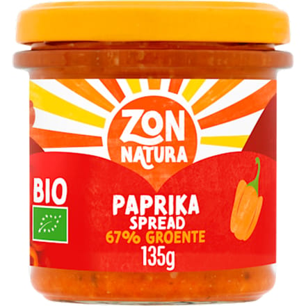 Groentespread paprika bio