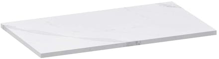 Brauer Mirage Topblad - 80 cm - Marmerlook Calacatta Gold