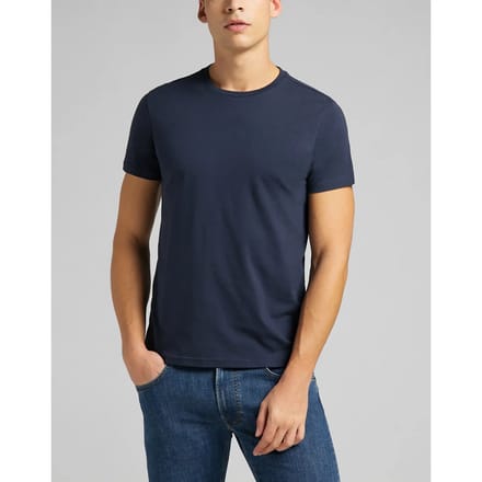 Lee 2 Units T-shirt Met Korte Mouwen Grijs M Man