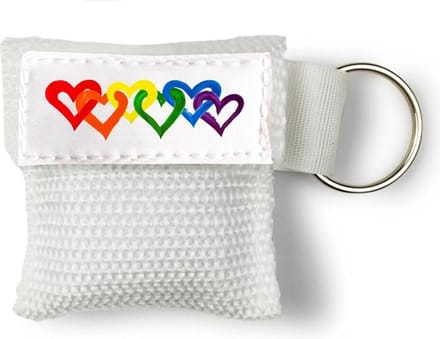 Kiss of Life - Beademingsmasker - Rainbow Love - Wit
