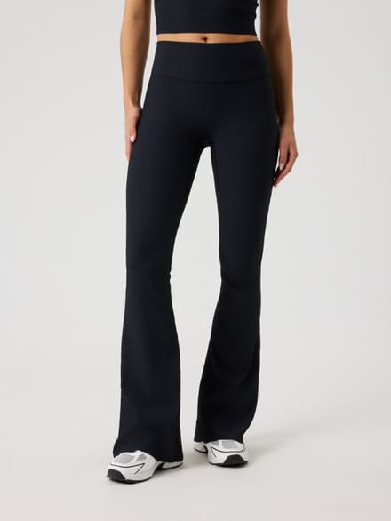 Bjorn Borg STUDIO RIBBED FLARE TIGHTS REGULAR BLACK BEAUTY 10005683-bk001