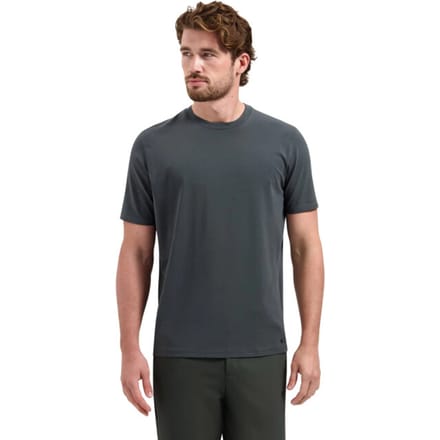 No Excess T-shirt crewneck solid basic stretc dark steel