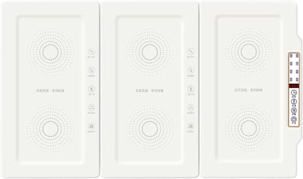 Elektrische Warmhoudlade - Voedselwarmer - Feestelijk Buffet - Instelbare Temperatuur - 3 Stuks - Wit