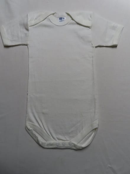 romper - Body - 2 pack - Wit - Unie - 1jaar 80