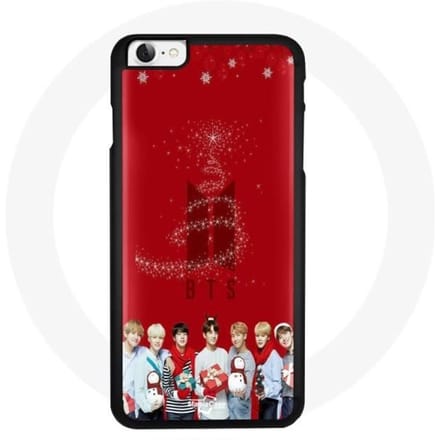 Coque pour Iphone 7 BTS Bangtan Garçons Fond Rouge Cadeau de Noël 2023