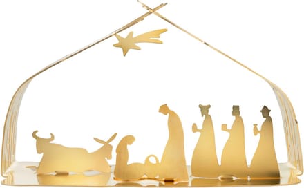 Alessi Bark Crib Kerststal Woondecoratie Goud