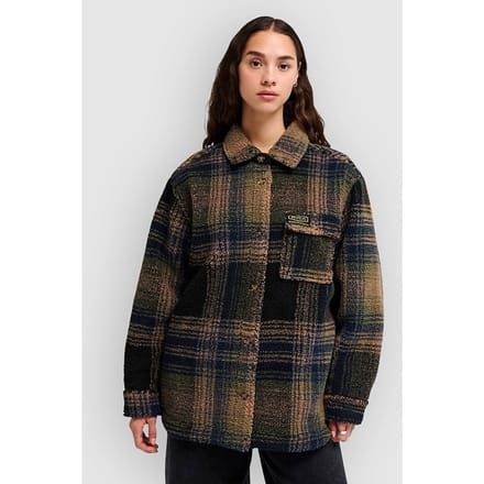 RVCA Birdie Sherpa Jas blauw