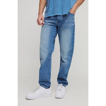 Essential Straight Leg Jeans | Mid Blue | Size 52R
