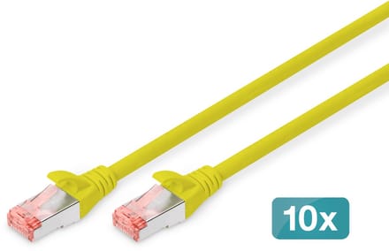 DIGITUS Professional patch cable - 2 m - yellow - Geel - 2m