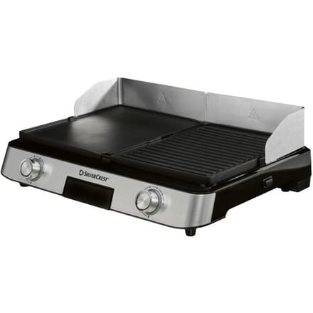 SILVERCREST Tafelgrill met 2 grillzones, 2000 W