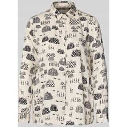 Overhemdblouse met knoopsluiting