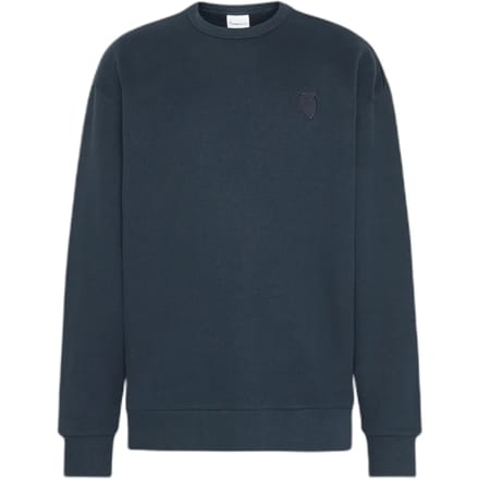 Ronde hals trui met borduursel KnowledgeCotton Apparel