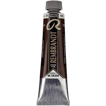 Olieverf - Rembrandt - RAW UMBER - 40ml - Bruine kleur - Lichtechtheid