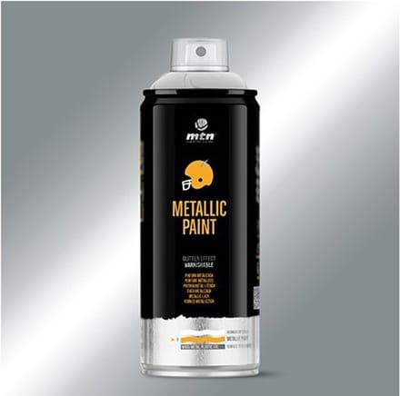 MTN metallic spuitverf - Aluminium- Ral 9006 - 400ml