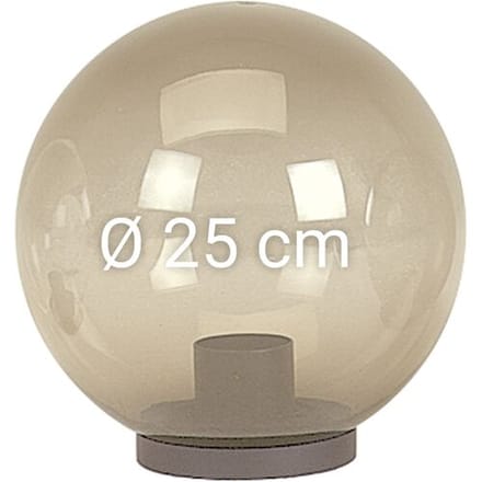 KS Verlichting Bol fume Ø 25 incl. flens