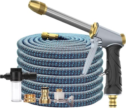 Tuinslang Set - Flexibele Slang - Tuin Water Geven - Messing Mondstuk - 75 Voet - Groen