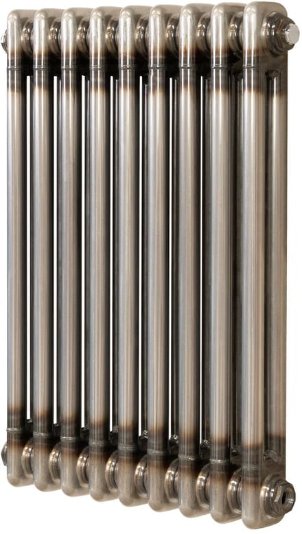 Traditionele radiator - 2-kolom - 600x425 mm - ruw metaal