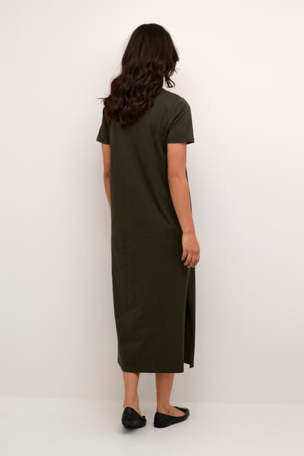 Jurk Regular fit Forest Night dark green