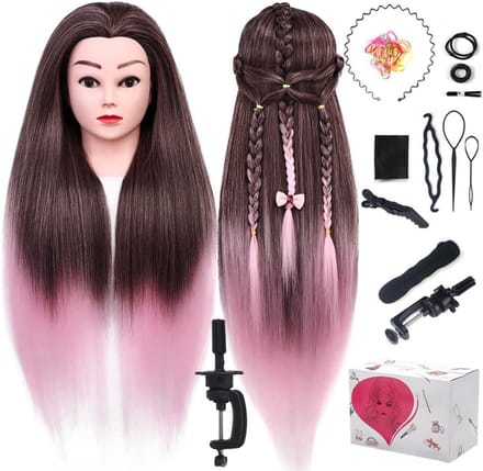 Zylo® Paspop Hoofd - Mannequin Hoofd - Pashoofd - Roze - 27cm x 20cm x 16cm