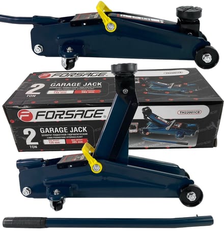 FORSAGE F-TH22001CB - Autokrik - 2 ton - Gummi Pad - Solide Constructie
