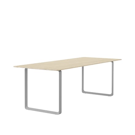 Muuto - 70/70 tafel - eiken - lichtgrijs - XL - beige
