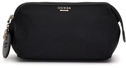 GUESS Toilettas Follie Travel Medium Pouch Black Zwart