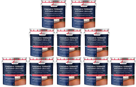 Waterdichte verf voor terras - Buitencoating op basis van hars: ARCADECK