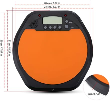 Dailygoods - Digitale Oefen Drum Pad met Metronoom
