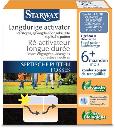 Starwax langdurige activator 'Septische Putten' 500 g