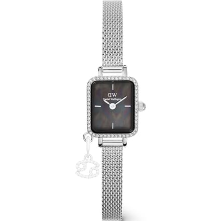 Daniel Wellington DW Watch Quadro Mini Crystal Zodiac Sterling 15.4x18.2mm Silver