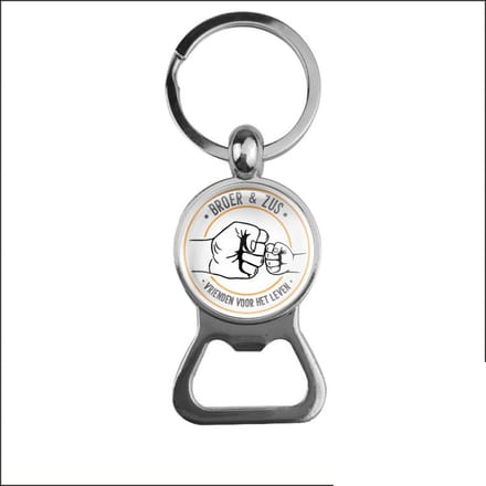 Bieropener Glas - Broer & Zus