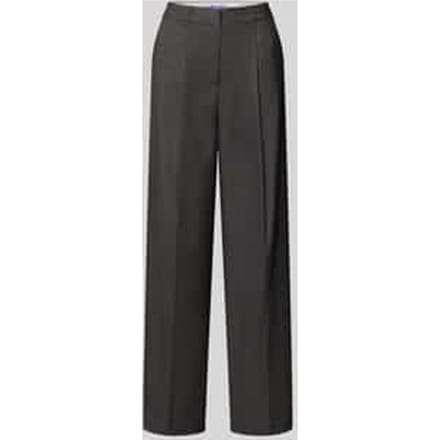 wide fit stoffen broek met viscose-aandeel model 'Ellis'