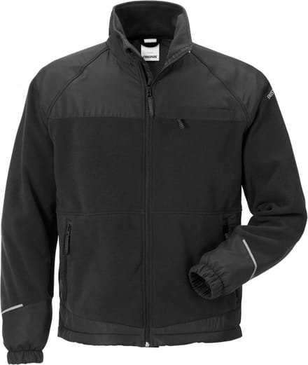 Fristads Winddicht Fleecejack 4411 Fle - Zwart - S