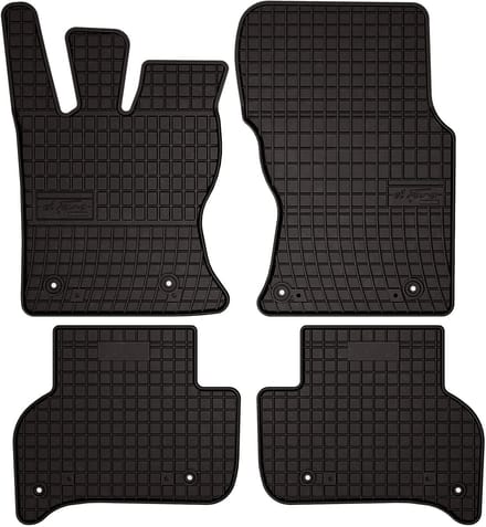 Wielganizator SolidPRO Serie - Auto Rubbermatten - Zwart - Compatibel met Jaguar XE