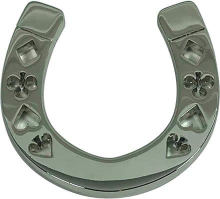 Poker Gewicht - Hoefijzer Accessoire - Spel Stabiliteit - Elegant Design - 34 Gram - Zilver