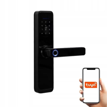Slimme deurbel met vingerafdruk, code, RFID en WiFi