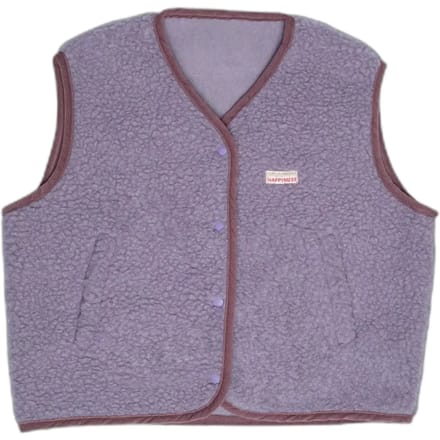 Mouwloze Merinowollen Vest Happymess