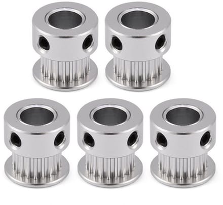 Dailygoody - Timing Belt Pulley - 20T Aluminium Sprocket - 5mm/8mm