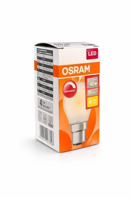 Osram - Ledlamp - 40W - 4.5W - Warm Wit - Dimbaar