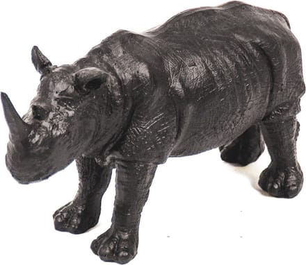 Housevitamin - Neushoorn - Zwart - 16x5,5x9cm